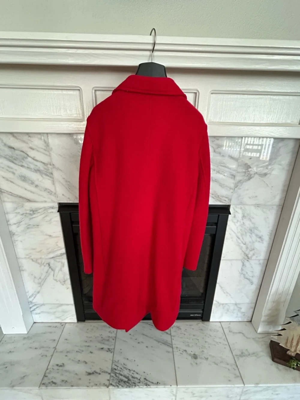 J. Crew Red Double-Breasted Pea Coat - Picture 2 of 2